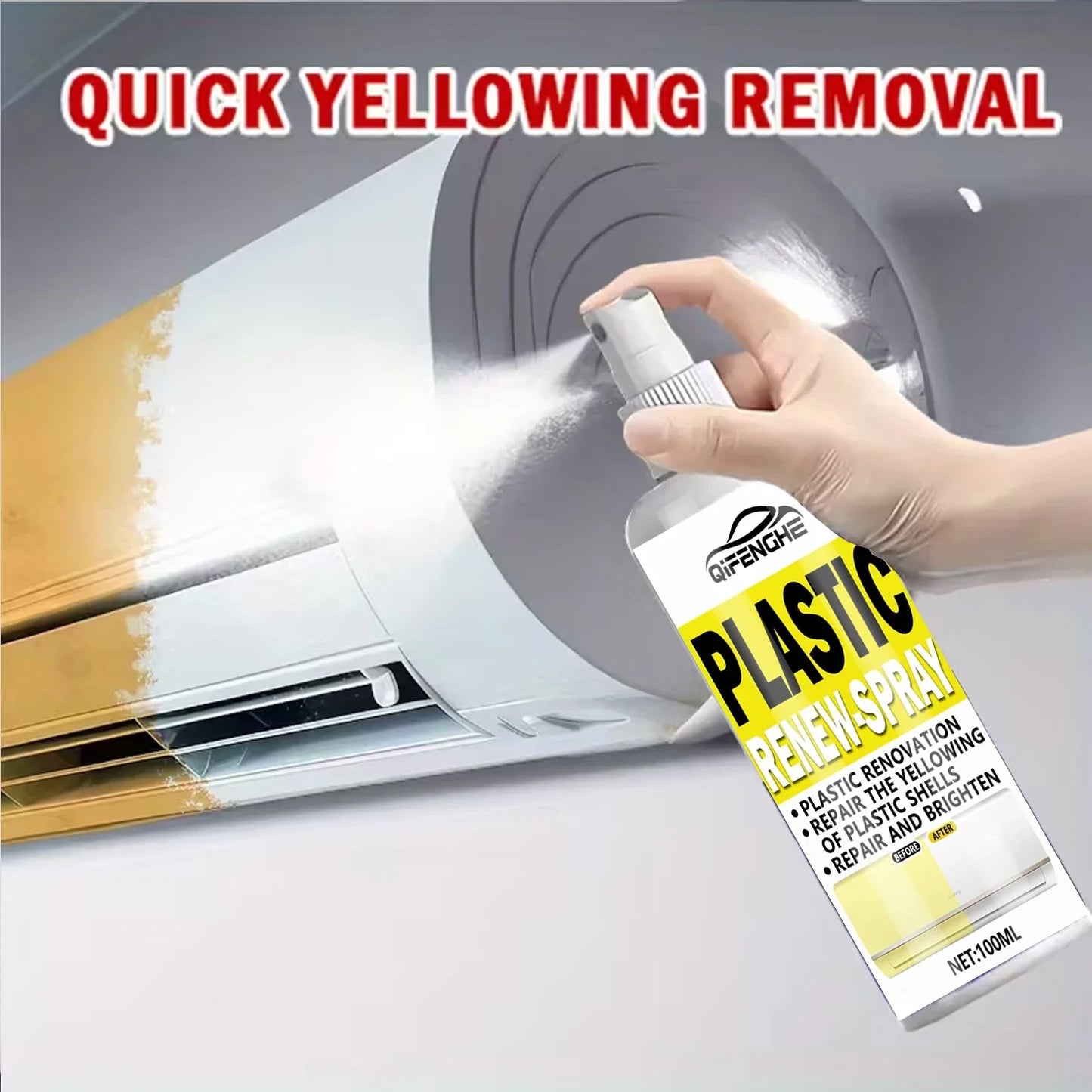 Plastic Yellowing Repair Agent 100ml – Whiten & Restore Plastic