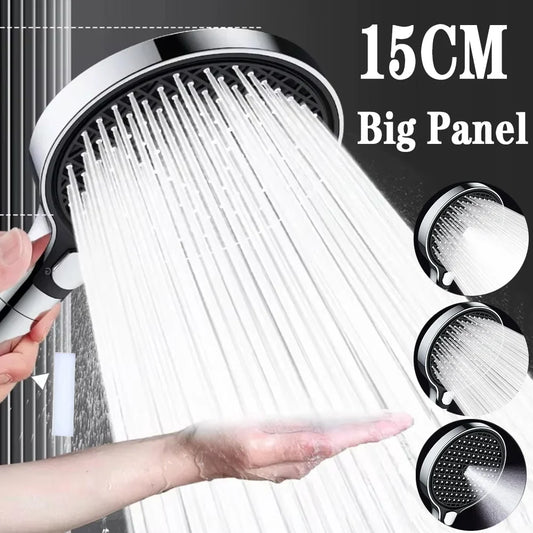 150mm 3-Mode Rainfall Shower Head with Filter | Zloog Rainfall Shower Head Oasis Select