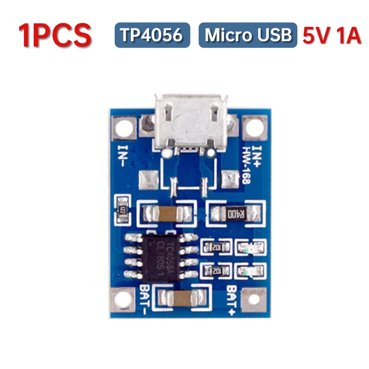 1-20PCS TP405~ 5V 1A 18650 Lithium Battery Charger Module Type-C/Micro USB/Mini USB Charging Board With Protection Dual Function Peaceful Pleasures Health and Wellness 1PCS Micro USB
