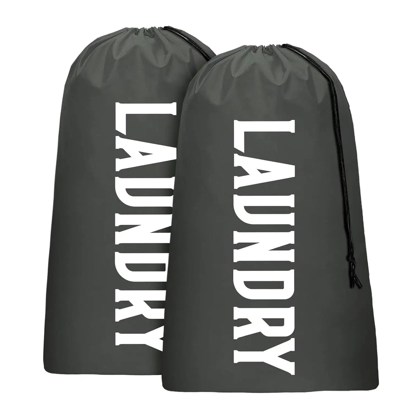 2 Pack XL Laundry Bag, Machine Washable Dirty Clothes Organizer, Large Enough to Hold 4 Loads of Laundry, 24" x 36" Peaceful Pleasures Health and Wellness 2pcs