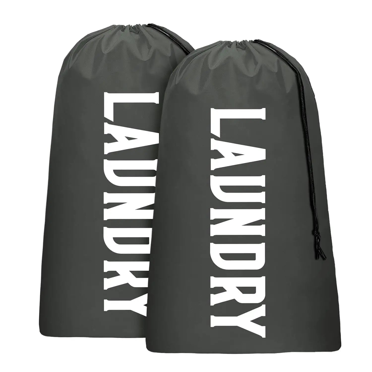 2 Pack XL Laundry Bag, Machine Washable Dirty Clothes Organizer, Large Enough to Hold 4 Loads of Laundry, 24" x 36" Peaceful Pleasures Health and Wellness 2pcs
