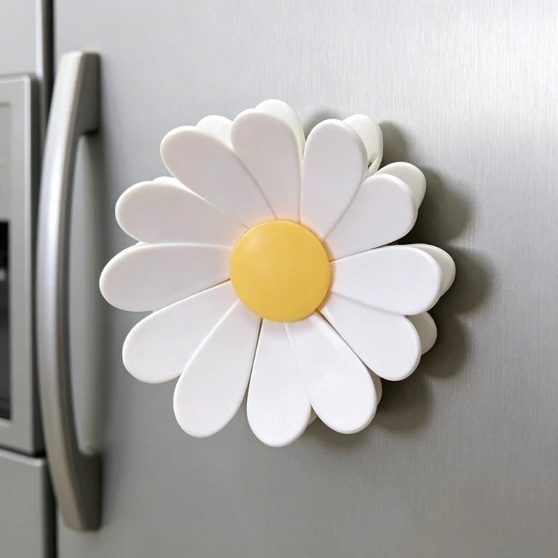 Daisy Food Sealing Clip Potato Chip Snack Clip Creative Refrigerator Magnetic Suction Moisture-proof Flower Seal Peaceful Pleasures Health and Wellness