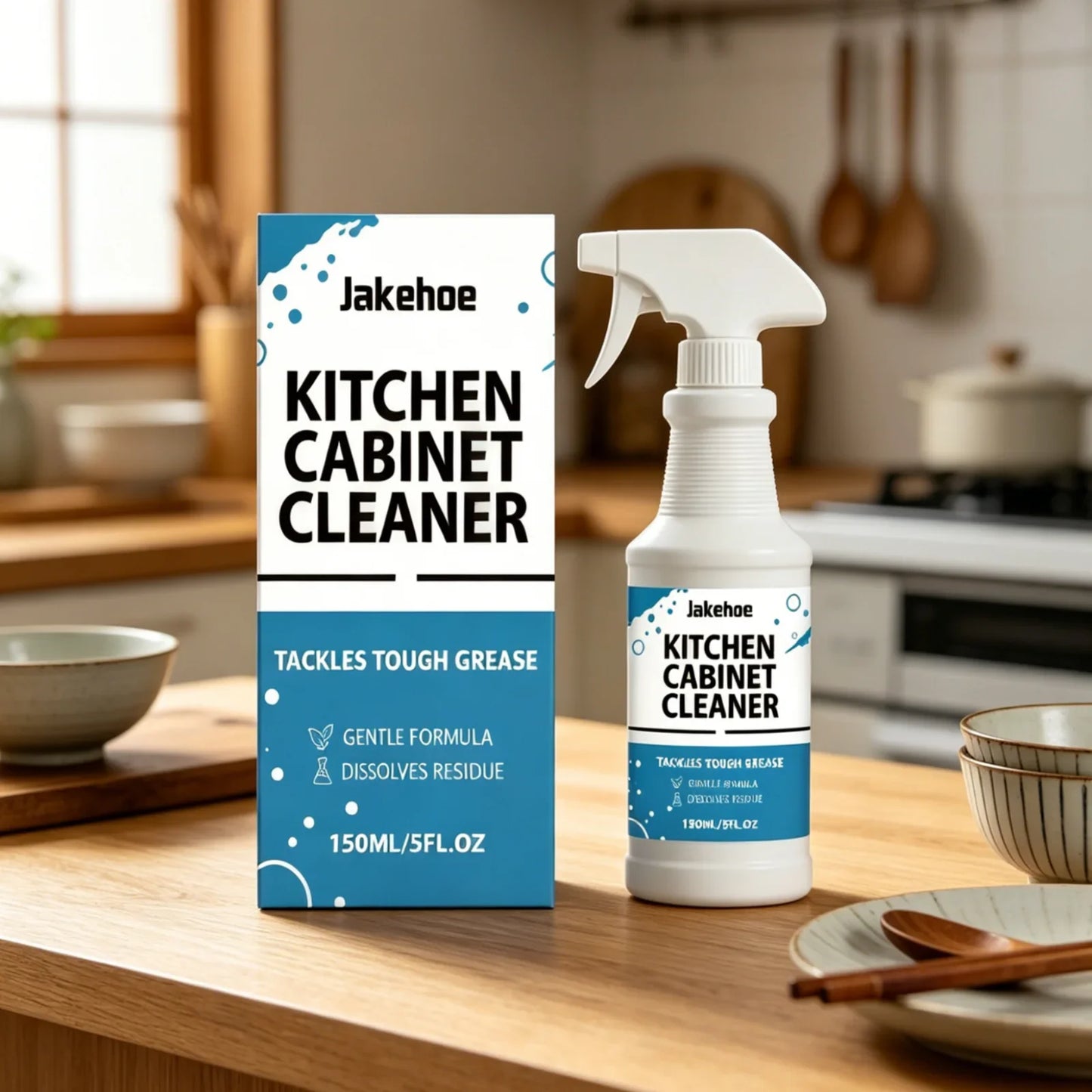 Jakehoe Kitchen Degreaser Foam Spray – Oil Stain Remover 150ml
