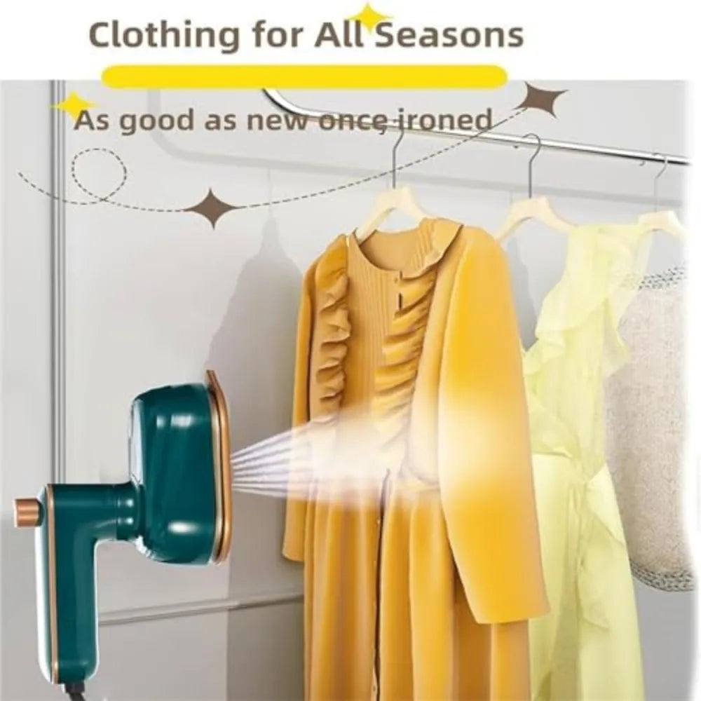 Portable Mini Garment Steamer – Foldable Wet/Dry Travel Iron