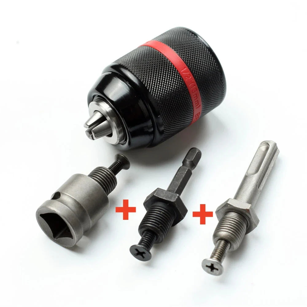 SLADE Keyless Drill Chuck 1/2-20UNF 2–13mm Self-Tightening