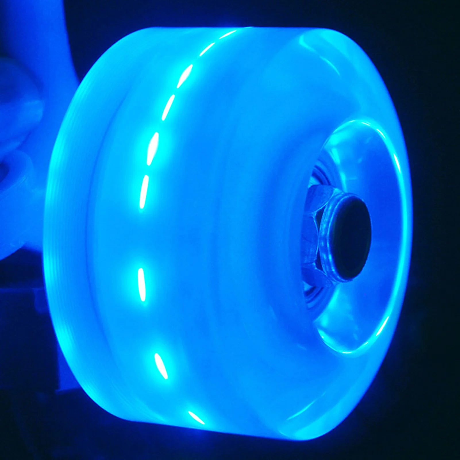 4pcs Luminous Roller Skate Wheels Reduce Friction Fast Rotation Wheels for Skateboarding Accessories Peaceful Pleasures Health and Wellness