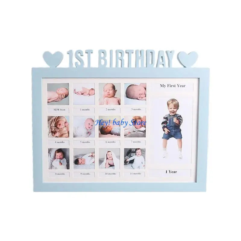 Baby First Year Photo Frame DIY 0–12 Month Milestone Gift
