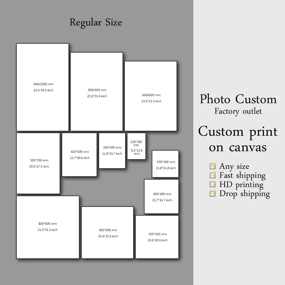 Custom Photo Canvas Print | Personalized Wall Art Any Size Custom Canvas Print Peaceful Pleasures Health and Wellness