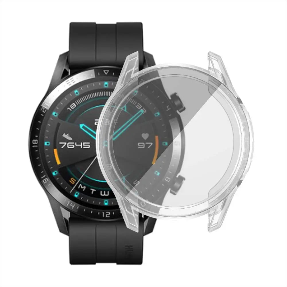 Accessories Clear TPU Case Watch Frame Cover For Huawei watch gt 2 Case Smart Watch Protector Full Protective Case Cover Peaceful Pleasures Health and Wellness