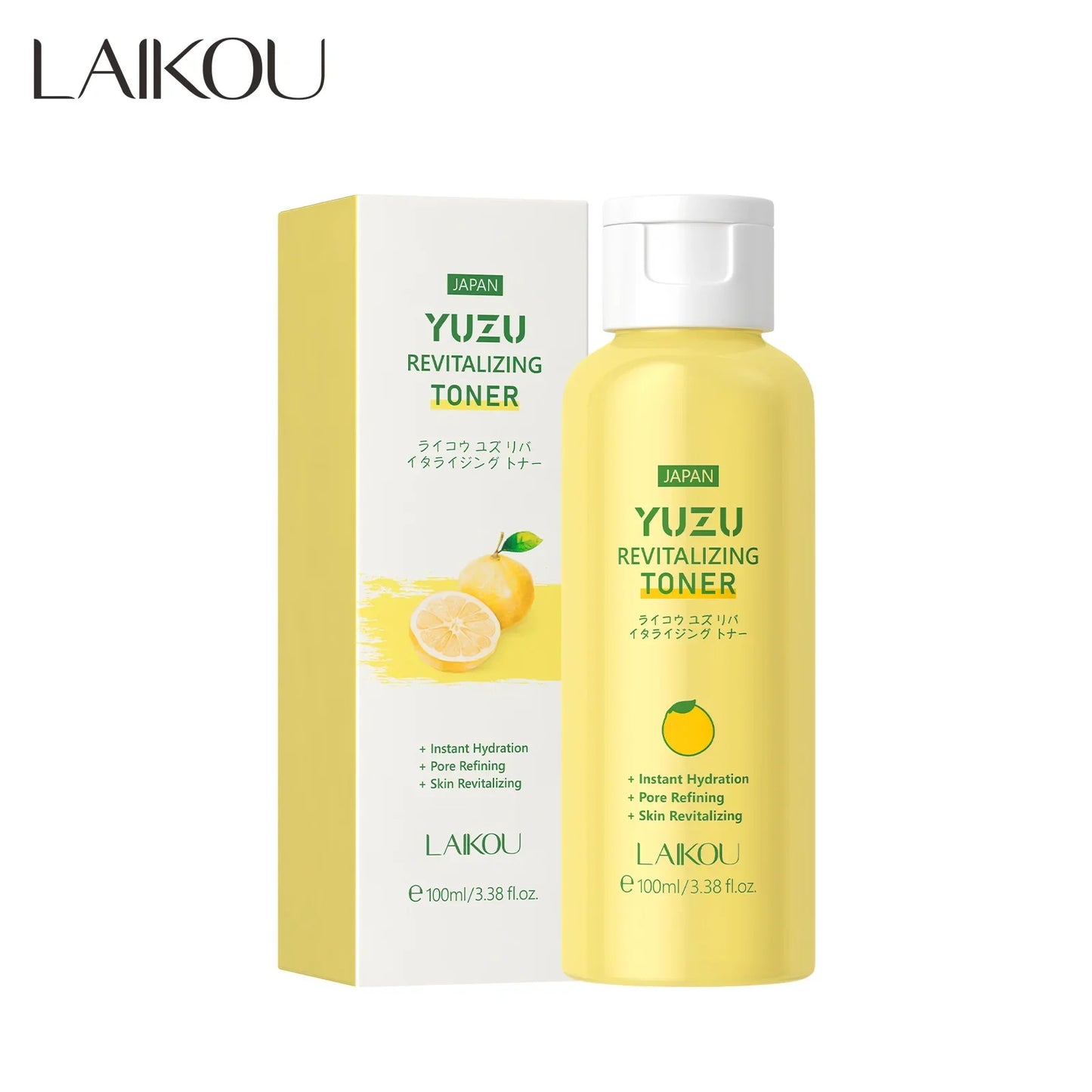LAIKOU Yuzu Toner 100ml – Brightening & Hydrating Skin Toner