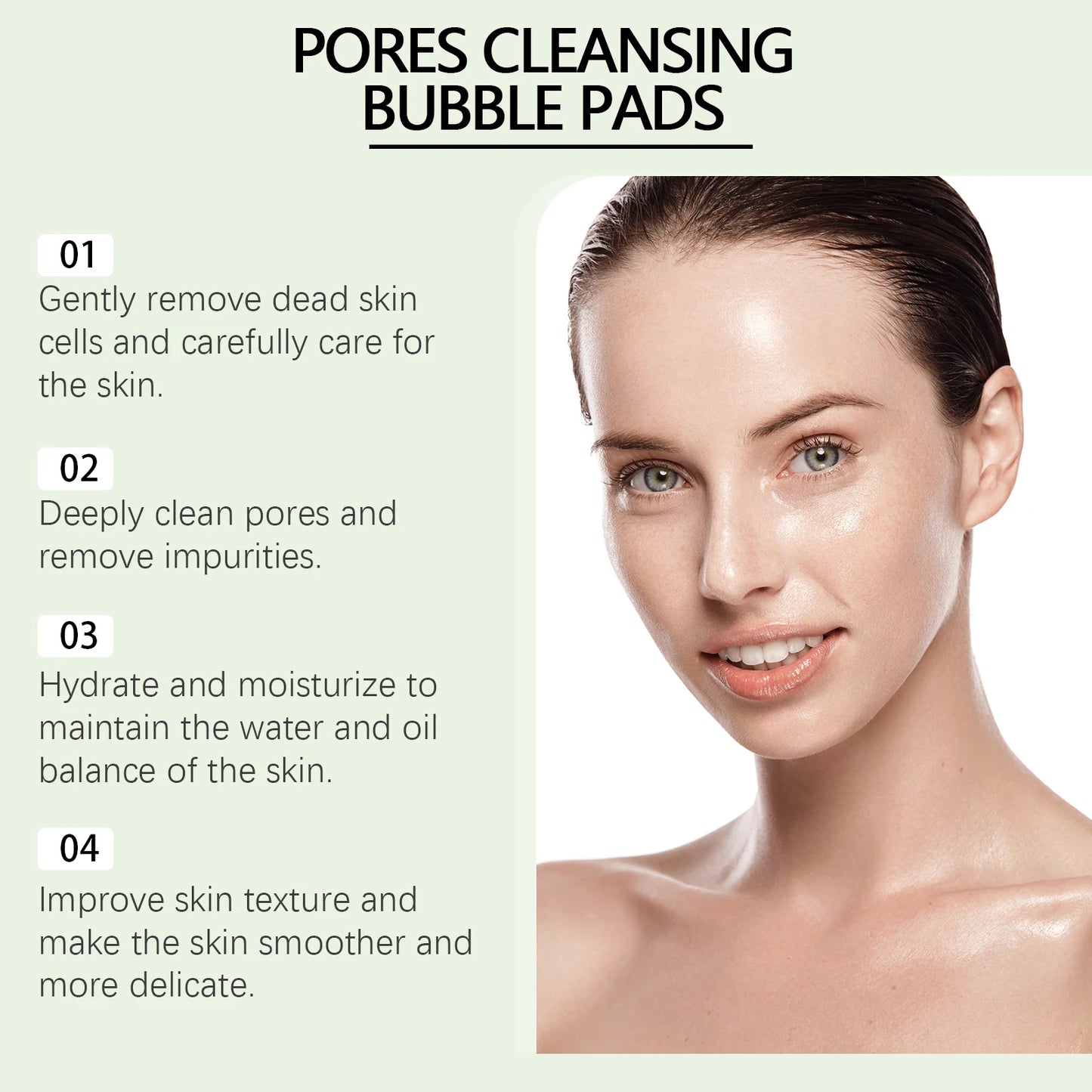 Malic Acid Pore Cleansing Exfoliating Pads – 40 Pack