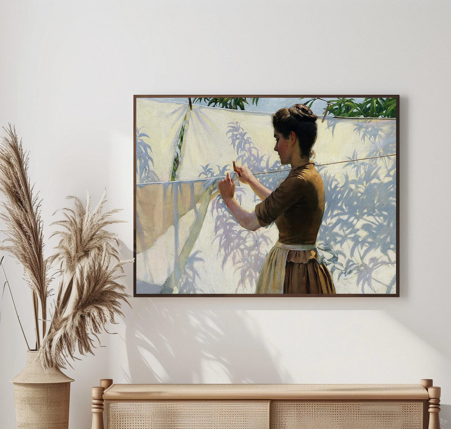 Victorian Vintage Female Portrait Art Posters Prints Canvas Painting Wall Art Picture Living Room Home Decor Peaceful Pleasures Health and Wellness