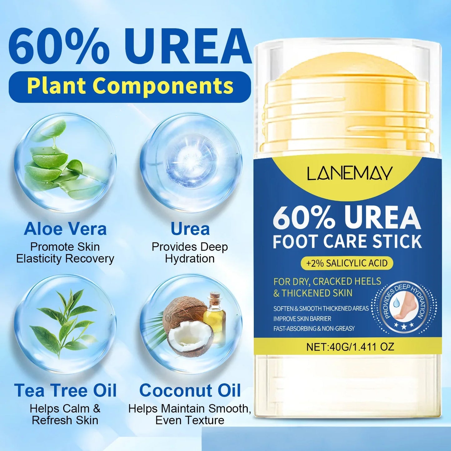 Lanemay Foot & Hand Repair Cream – Deep Moisture 40g