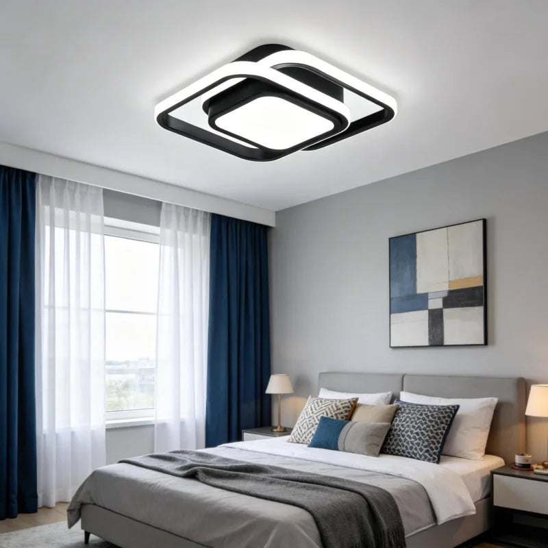 RUNTOIN 22W Modern LED Ceiling Light | Living Room & Hallway