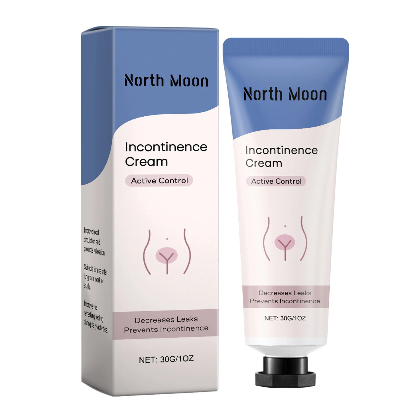 Incontinence Cream For Women Anti-Leakage Protection Soothes Protection Cooling Formulas To Reduce Discomfort For Body Care Peaceful Pleasures Health and Wellness Paste