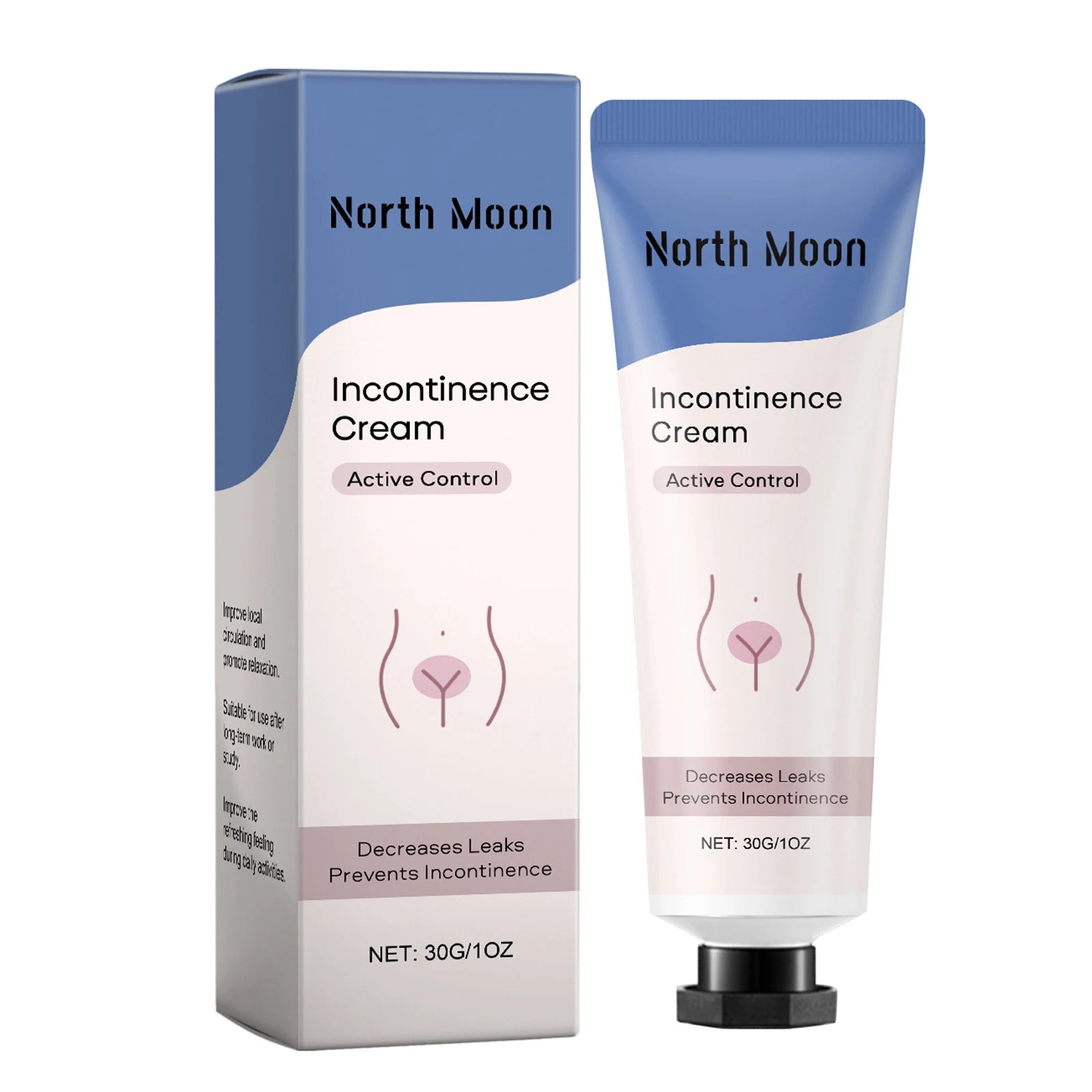 Incontinence Cream For Women Anti-Leakage Protection Soothes Protection Cooling Formulas To Reduce Discomfort For Body Care Peaceful Pleasures Health and Wellness Paste
