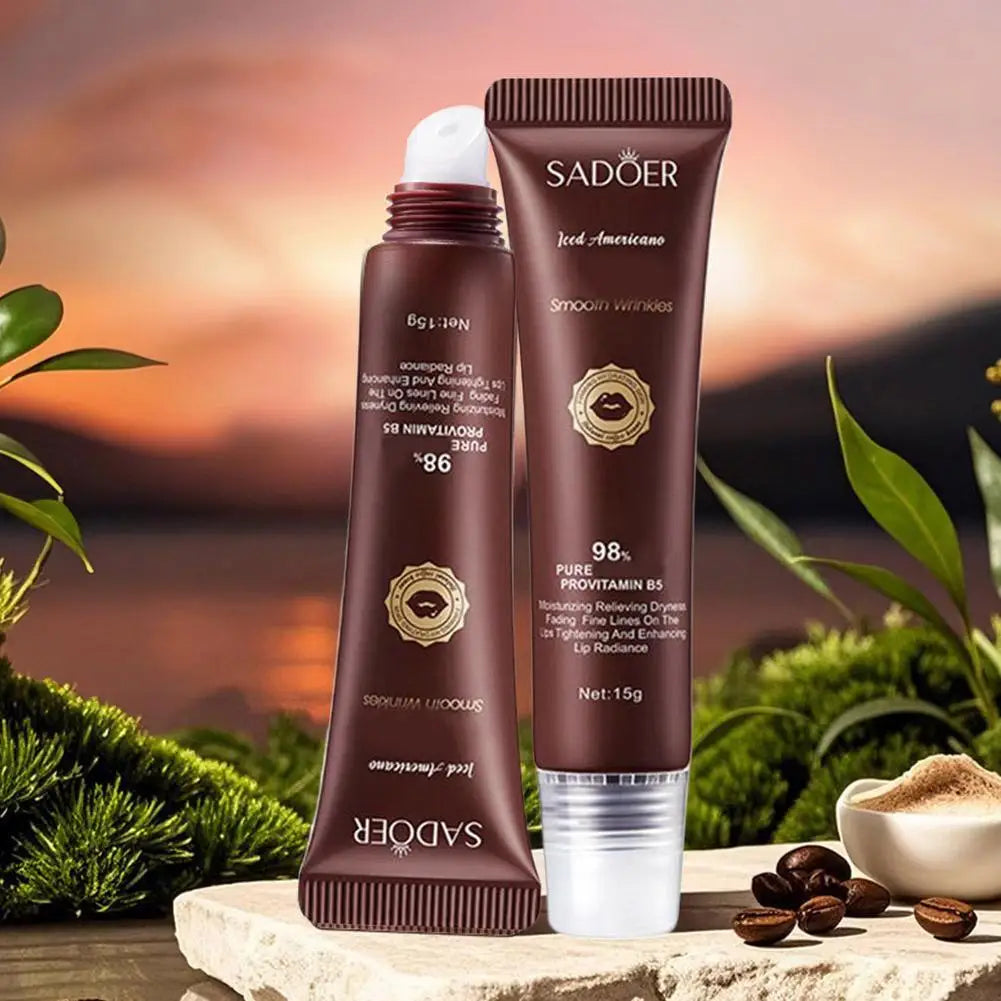 Caffeine Moisturizing Lip Balm Hydrating Nourishing Anti Cracking Reduce Lip Line Plump Lips Cream Peaceful Pleasures Health and Wellness