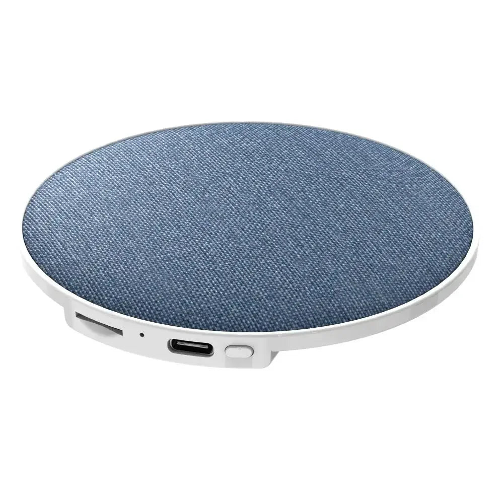 Mini Sleep Speaker Under Pillow Bluetooth 5.4 Wireless White Noise Machine HiFi Sound Private Audio No Disturb Partner Peaceful Pleasures Health and Wellness Blue