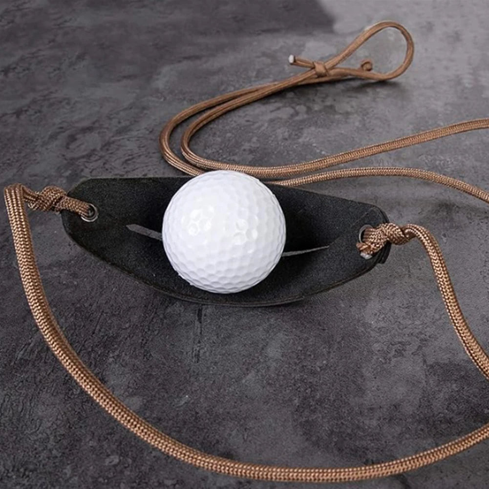 Handmade Leather Shepherd Sling — Outdoor Throwing Sling Outdoor Sports Peaceful Pleasures Health and Wellness