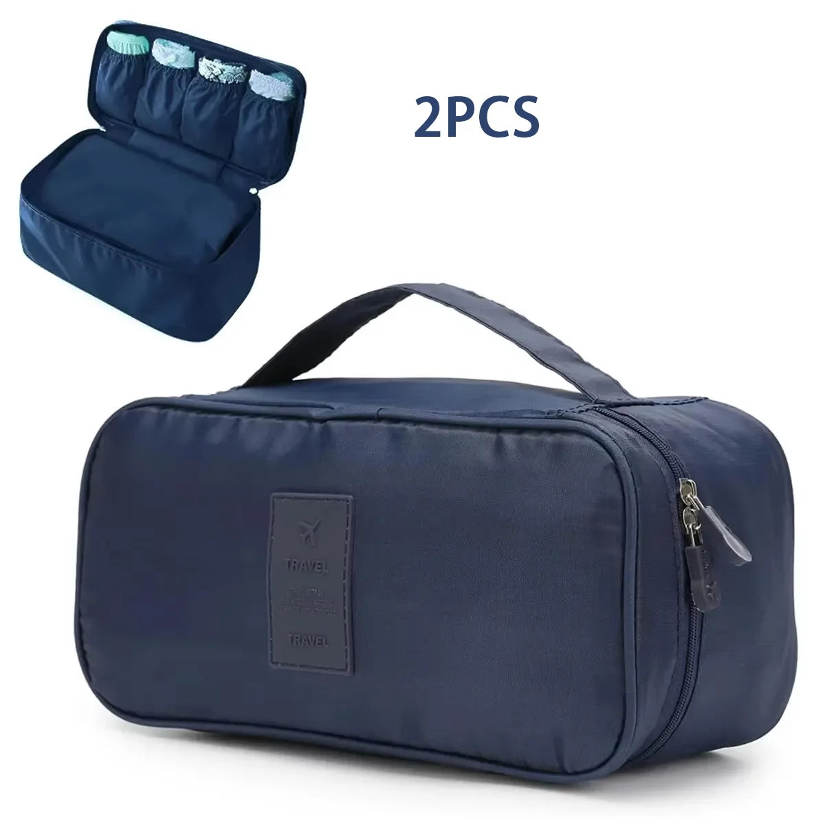 Portable Travel Organizer Bag – Bra, Underwear & Cosmetic Case