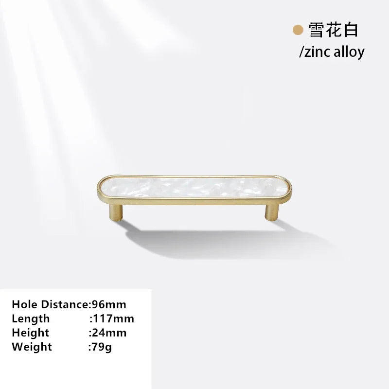 Zinc Alloy Cabinet Drawer Knob – Modern Shell Handle