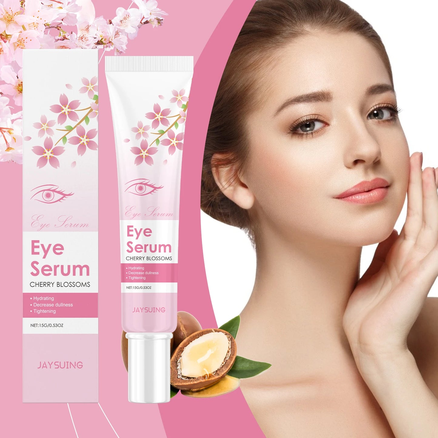 Sakura Eye Serum for Dark Circles & Puffiness Peaceful Pleasures Health and Wellness