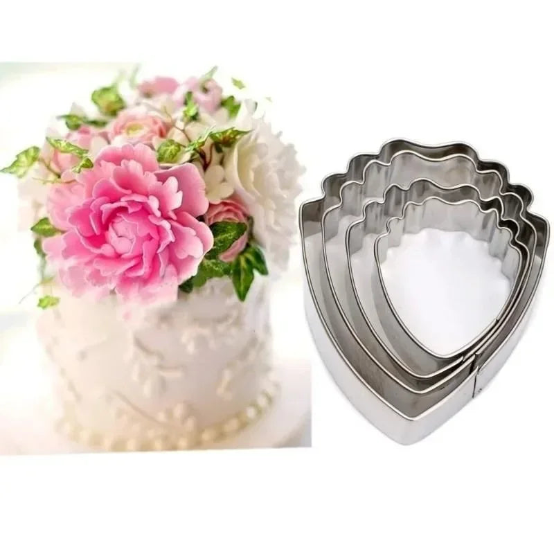 Flower Baking Tools Mould Cutter Fondant Peony Moulds Cake Decorating