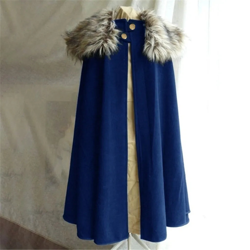 Medieval Cloak Cape | LARP Viking Knight Gothic Cosplay Costume