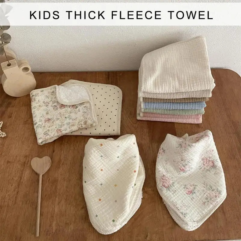 Baby Washcloths Burp Cloths – Soft Square Nursing Towel