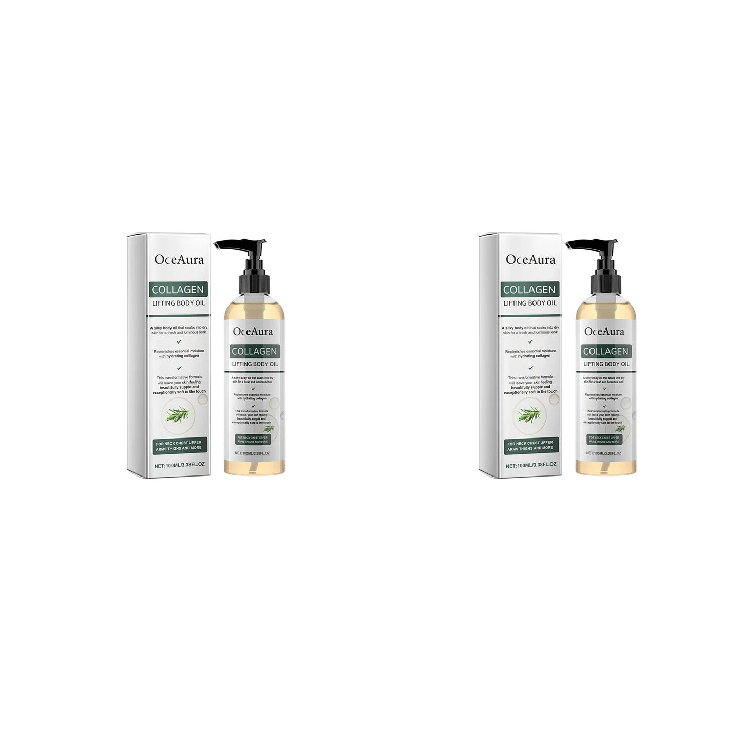 OceAura Collagen Body Oil – Hydrating Whole Body Moisturizer