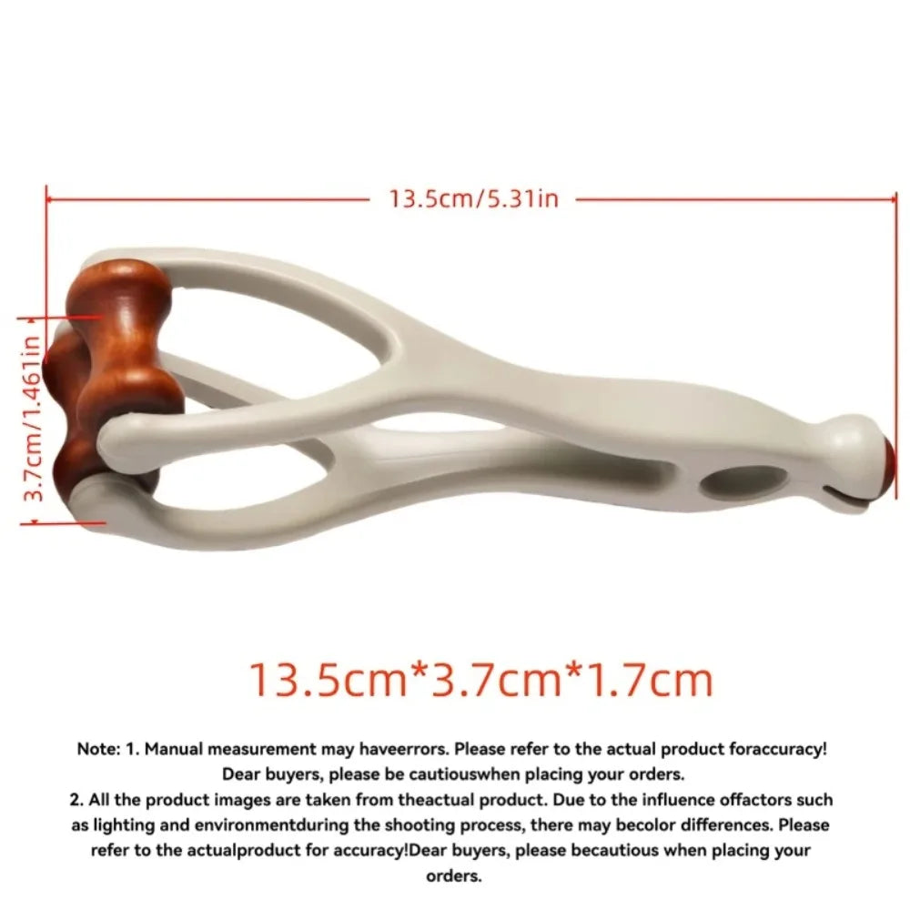 Finger Massager Dual-Row Roller Design Easy Use Relieve Finger Fatigue Promote Blood Circulation Portable Roller Finger Massager Peaceful Pleasures Health and Wellness