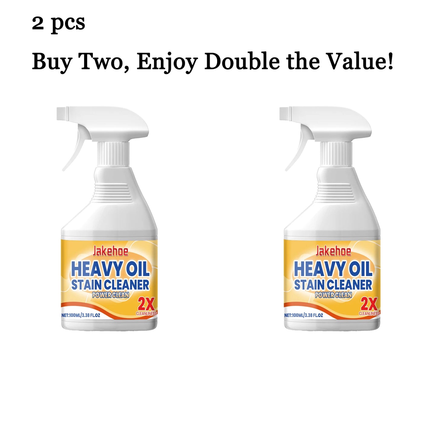 JAKEHOE 100ml Heavy Duty Kitchen Degreaser & Oil Remover