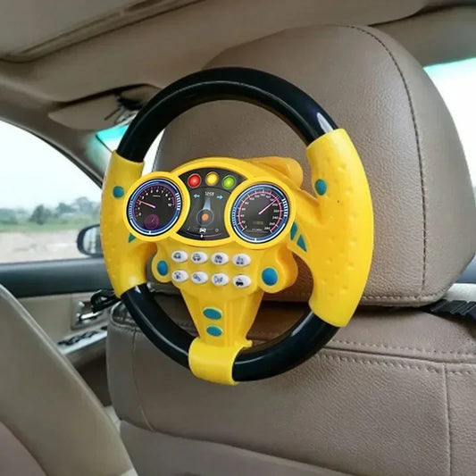 Kids Simulation Steering Wheel Toy – Lights & Sounds for Babies Infant Steering Wheel Toy Oasis Select