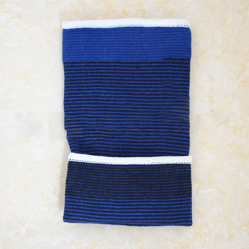 One Pair Blue Comfortable cotton Material Knitted Elbow Protector for Enhanced Elbow Support Protection Sports Elbow Protection Peaceful Pleasures Health and Wellness
