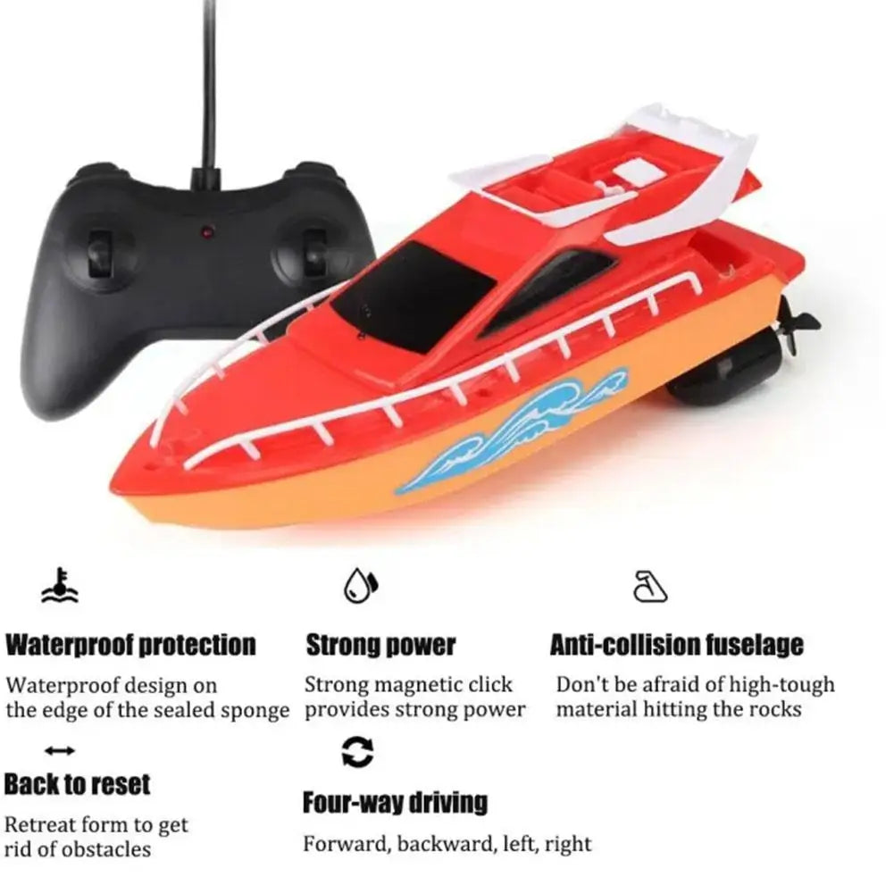 Remote Control Speedboat Toys for Outdoor Fun Peaceful Pleasures Health and Wellness