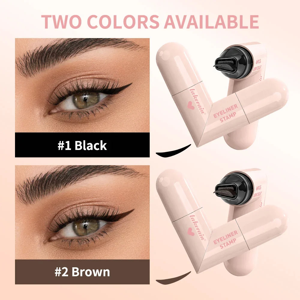 Double-Wing Eyeliner Stamp – Waterproof & Beginner-Friendly