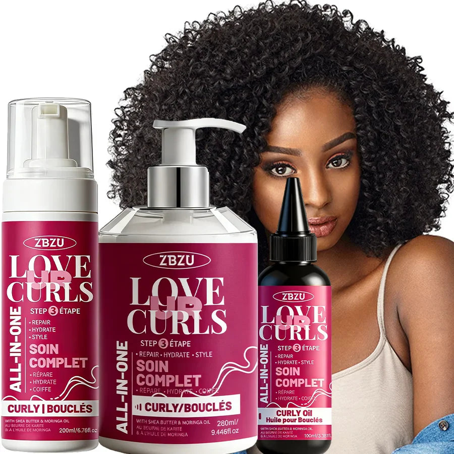 Argan Oil Curl Styling Cream 3-Pack – Waves, Shine & Elasticity