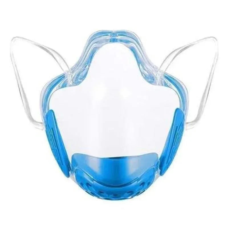 Transparent Protective Face Shield Mask Reusable Adult Plastic Mouth