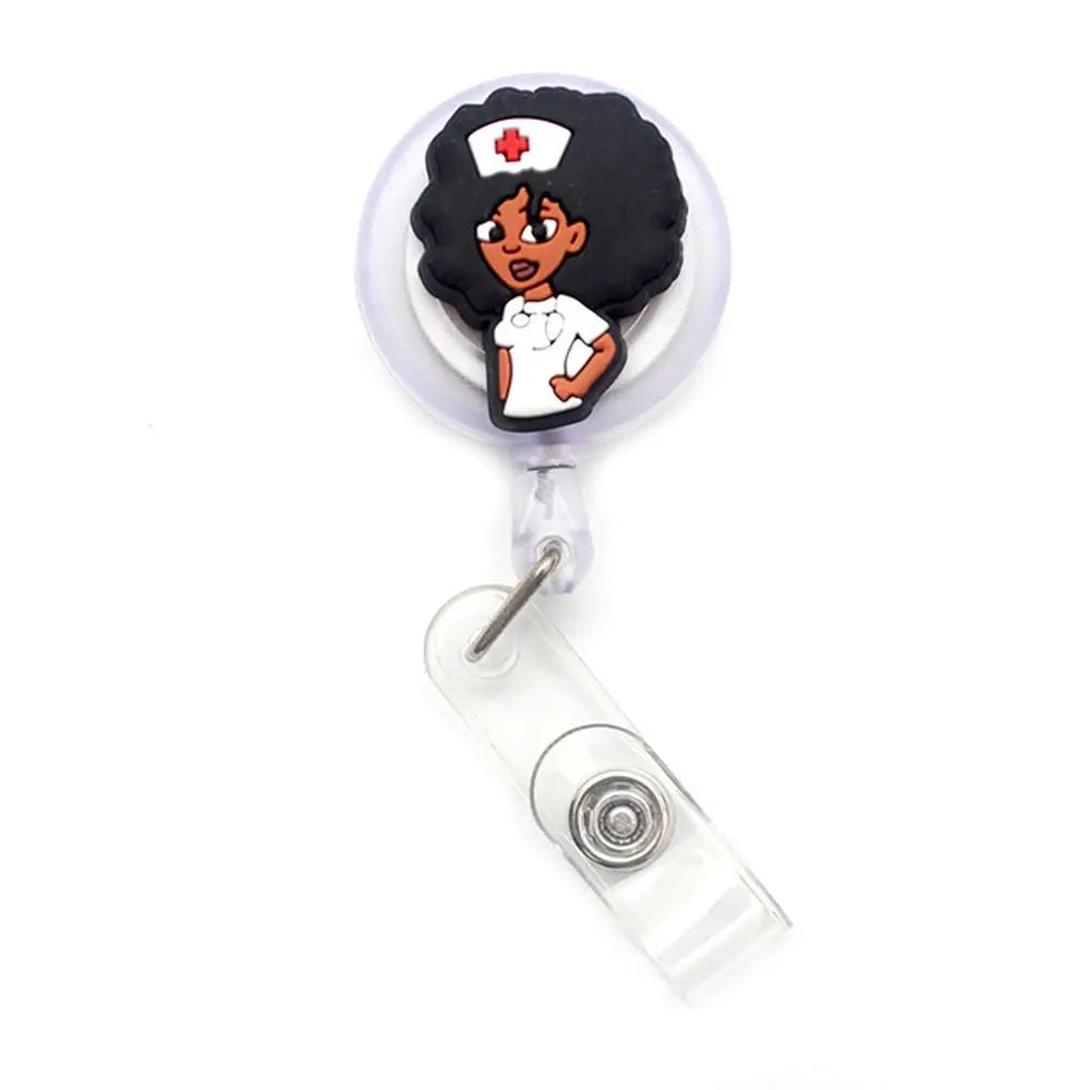 Clips Nurse Doctor Students Card Name Card Holder Nurse Badge Holder Retractable Badge Reel ID Card Clips Hospital Badge Holder Peaceful Pleasures Health and Wellness 18