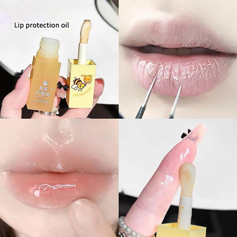 Cappuvini Honey Lip Care Set – Lip Mask & Oil for Soft Lips