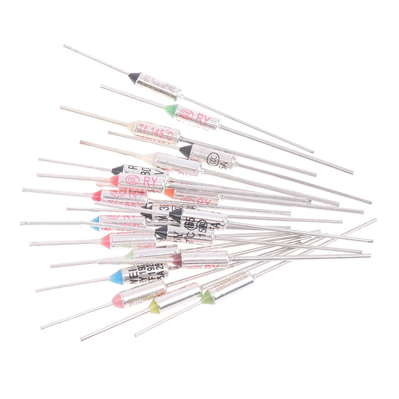 10Pcs TF Thermal Fuse RY 15A 250VTemperature 121C 125C 128C 130C 135C 140C 145C 150C 155C 160C 165C 167C 175C 180C 185C 192C Peaceful Pleasures Health and Wellness