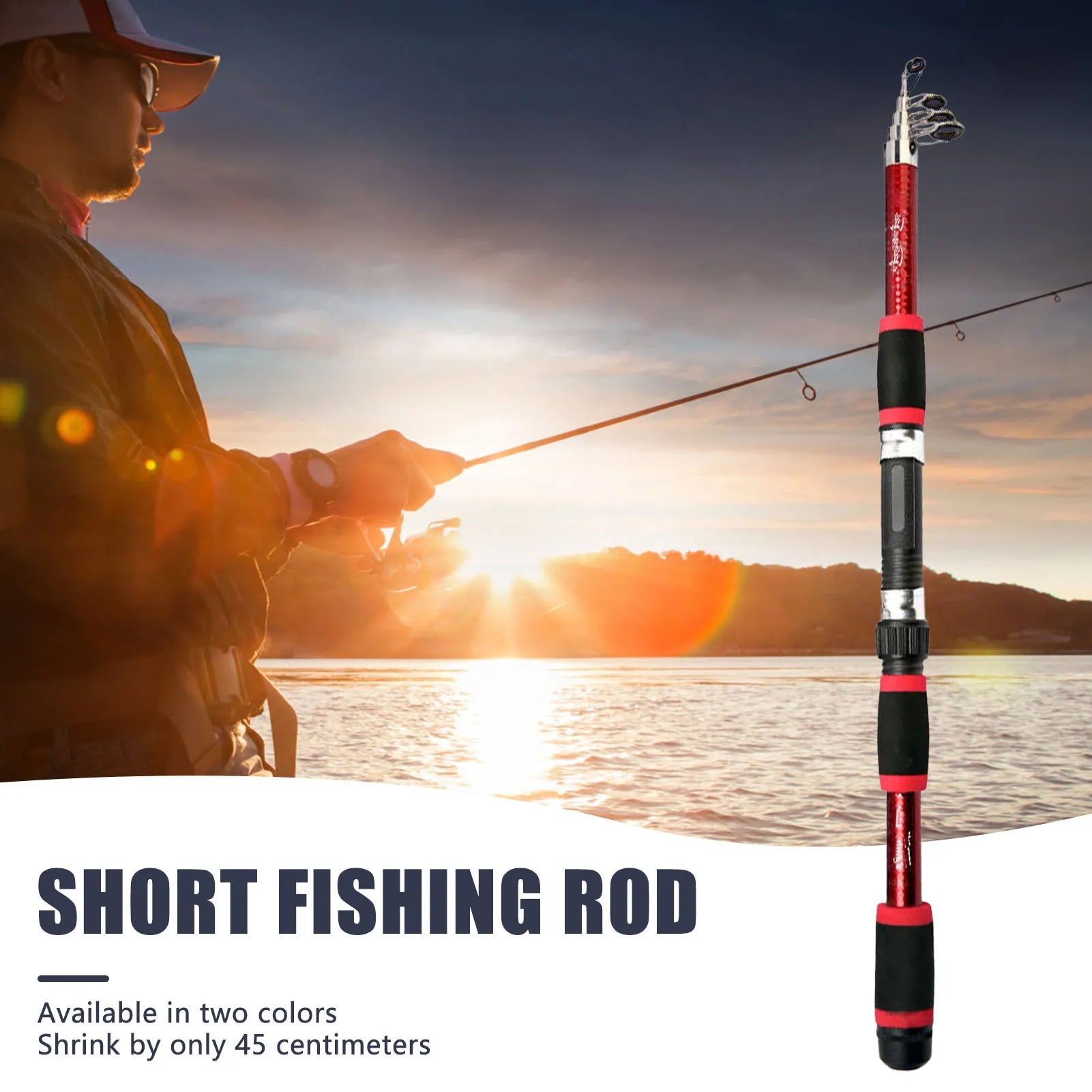 Full Fishing Equipment Set Convenient to Carry Fishing Accessories Kit for Angler's Holiday Good Gift Peaceful Pleasures Health and Wellness