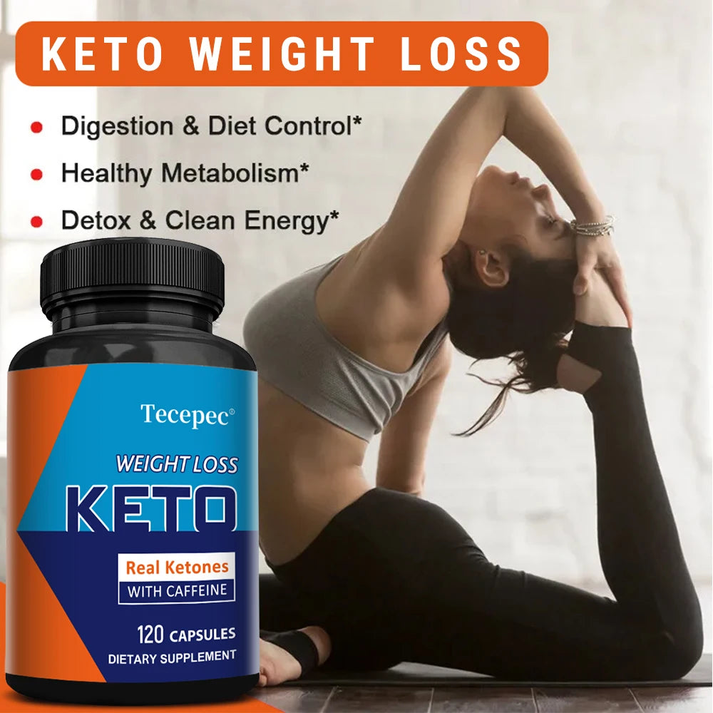 Keto BHB Capsules 2000mg – with Sodium, Caffeine anhydrous, Supports Metabolism Energy Focus & Immune System, Weight Management Peaceful Pleasures Health and Wellness
