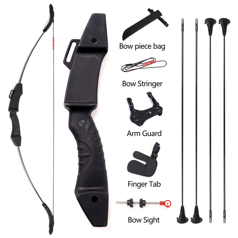 Children Recurve Bow Arrows Youth Kids Take-down Outdoor Shooting Game