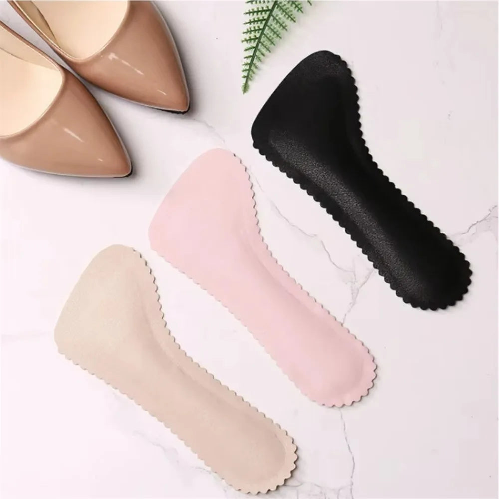 1pair Self-adhesive Sandals Insoles Antislip Sweat-absorbent High Heel Shoes Non-slip Stickers Thick Pads Soft Bottom Cushion Peaceful Pleasures Health and Wellness