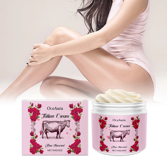 OceAura Rose & Milk Body Moisturizing Cream | 100–500g Body Moisturizing Cream Oasis Select