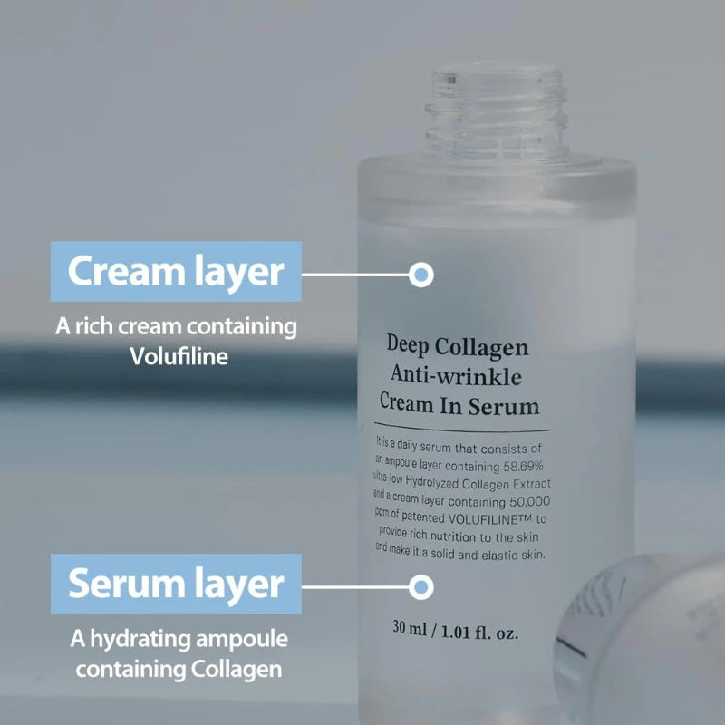 Collagen Silk Peptide Ampoule Essence Long-lasting Hydration Reduces Fine Lines Enhances Facial Radiance Korean Skincare Essence Peaceful Pleasures Health and Wellness