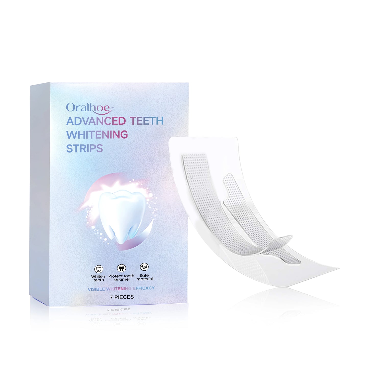 Oralhoe Teeth Whitening Strips 7-Pack | Whiten & Fresh Breath