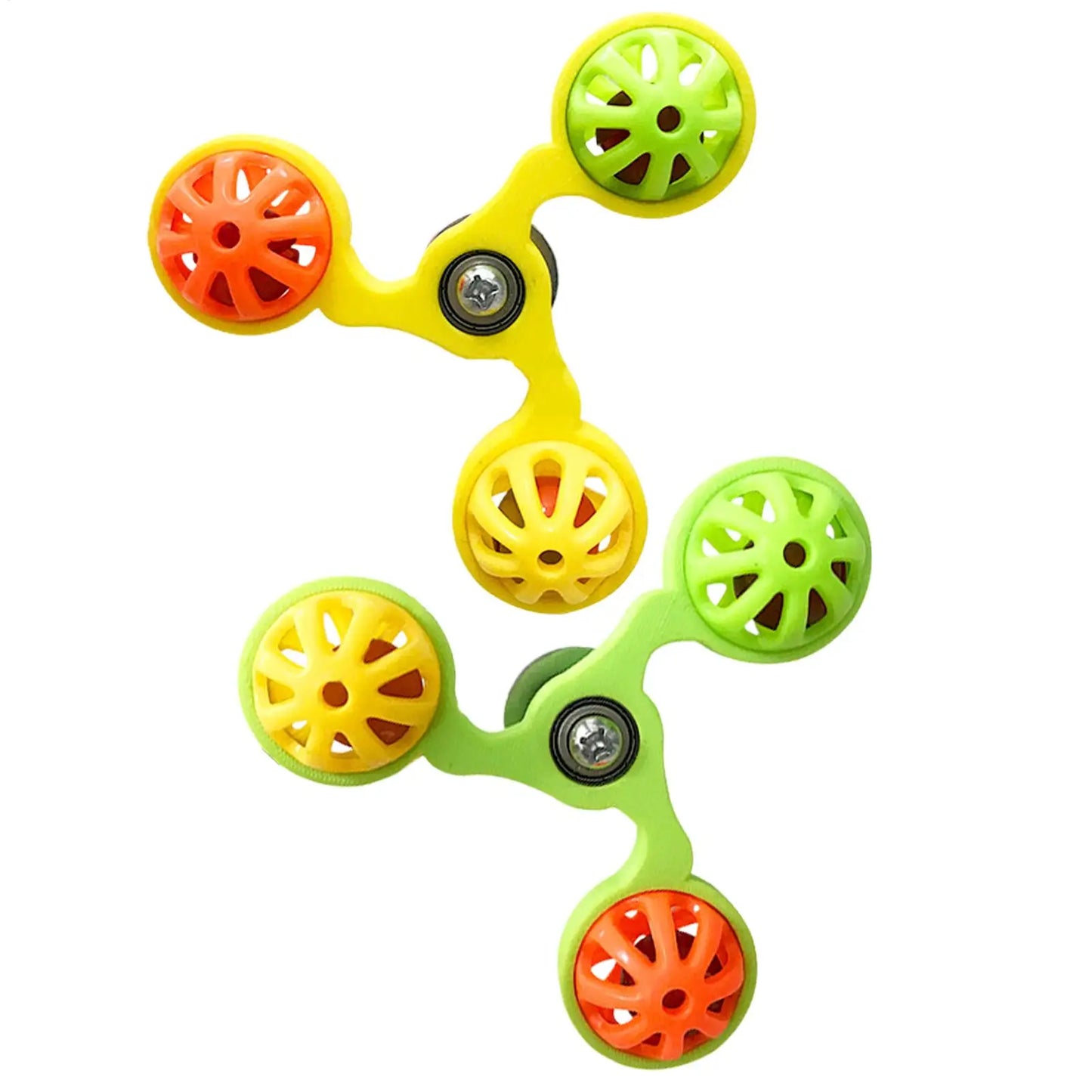 Rotating Windmill Parrot Toy with Bells – Bird Cage Enrichment