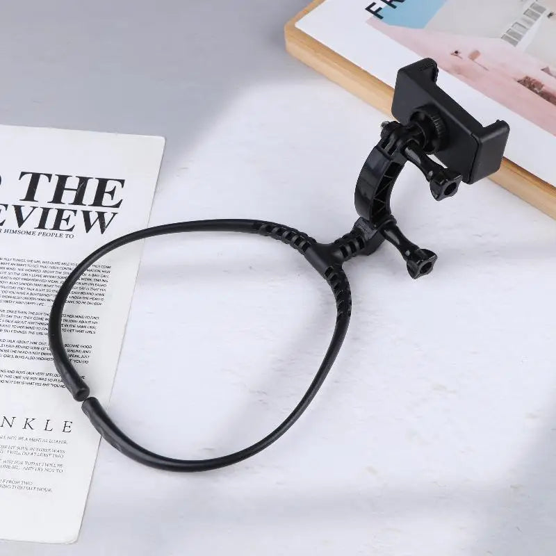 2-in-1 Neck Mount for Action Camera & Phone – Universal Strap